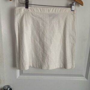 Lulu Brand Elegant White Skirt